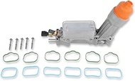cycwer Engine Oil Cooler Oil Filter Housing Adapter Assembly 5184294AC 68105583AF 68310865AF for Wra