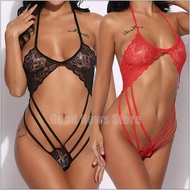 GNStore【READY STOCK Malaysia】[LD73] Women Sexy Lingerie Nightwear Sleepwear Lace Jumpsuits Bodysuits