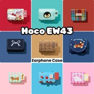 【超值】For Hoco EW43 Case Cute Cartoon Textile Crafts Earphone Case Casing Cover