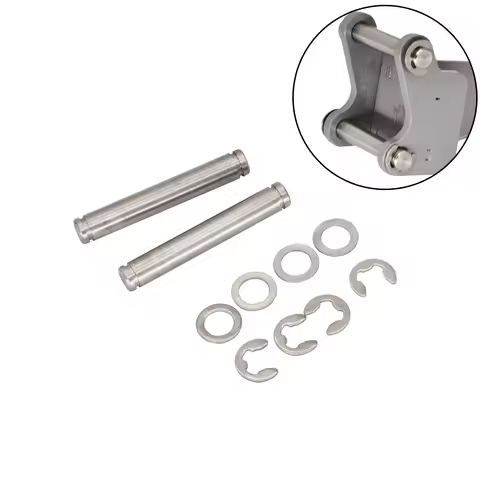 Double E Bucket Stainless Steel Pin with 6mm Outer Diameter for 1/14 RC EC160E E010 E011 Hydraulic E