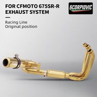 Professional Racing GP exhaust kit full exhaust system for CF 675SR CF675 675