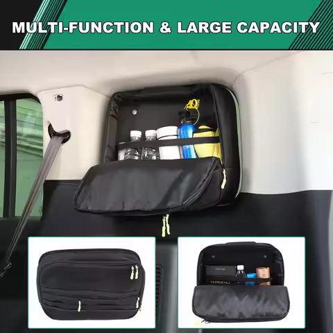 For 2024 Haval H9 trunk side window bag Car trunk side hanging bag Storage bag pendant interior acce