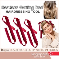 【SG】3 Pcs Heatless Big Wave Curling Rod Headband / Non-hurting Hair Lazy Sponge Curling Wand / DIY H