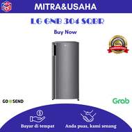 LG GN 304 SQBR Freezer Es Batu 6 Rak 171 Liter - BERGARANSI RESMI KHUSUS CIKARANG BEKASI DAN SEKITAR