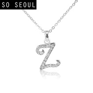 SO SEOUL My Personalised Initial Letter Necklace - Z