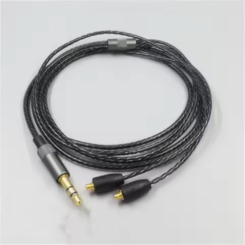 Replacement Audio Cable for Shure MMCX SE215 SE425 SE535 SE846 UE900 for Westone Headphones Black Bl