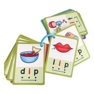 Top Kids CVC Words Learning Cards Kids Flash Cards Educational Tool for Learning