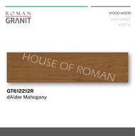 ROMANGRANIT dAlder Mahogany 60x15 GT612212R ROMAN GRANIT Berkualitas
