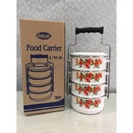 Rantang Enamel Food Carrier Rtg Flamb 4/16 Catering / Lunch Box Rantang Kembang Ideal kedaung