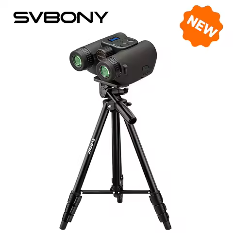 Svbony SA208 8x42 Electronic ED Binoculars with Tripod Wide-Field Bird AI Identification Binoculars