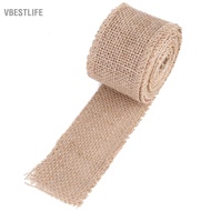 VBESTLIFE Burlap Jute Roll Decorative Hessian Fabric for Making Christmas Party Ornaments ( 1)