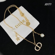 CD Necklace Boutique Necklace Ladies Pearl Necklace Gold High Quality