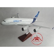 Civil Airlines Passenger Aircraft 47cm Centimeter Airbus A380 Aircraft Model Airbus Airbus Birthday 