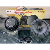 INFINITY ALPHA 650C 6.5” 315 WATTS 4 OHMS 2-WAY COMPONENT CAR AUDIO SPEAKER