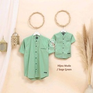 Kemeja Koko Anak/Dewasa Hijau Muda / Sage Green (Bisa Couple Ayah