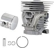 munirater 47MM Cylinder Piston Kit Replacement for Husqvarna 455 455 Rancher 455E 460 460 Rancher