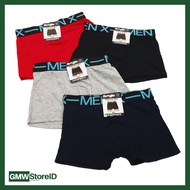 W334 Men's Boxer Briefs CD Plain Boys X-Men Inter 249 XXXL 3XL 4L