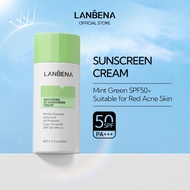 LANBENA Sunscreen Clear Waterproof Sunblock Face Cream Sunblock Spf50 + + Face Sunscreen Anti-aging 