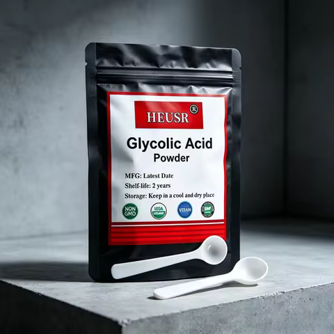 Cosmetic Grade Glycolic Acid Powder Skin Whitening Cosmetic Raw Material