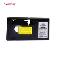 [Lohobby] VHS to 12mm Cassette Adapter, Tape Adapter, Heavy Duty Black Professional 12mm Tape Conver