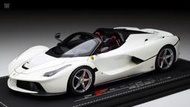 Ferrari LaFerrari Aperta Fuji White 金屬白 限定48台 含展示罩 1/18 BBR