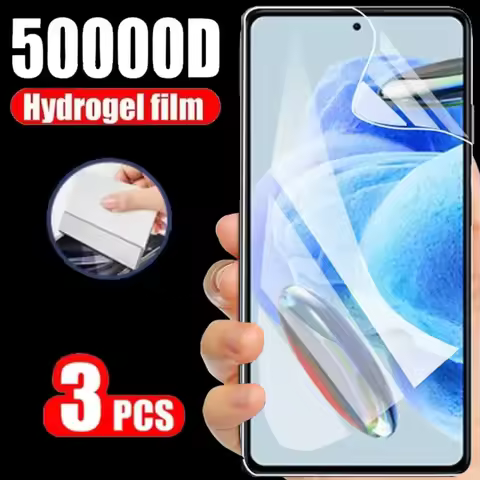 3PCS Hydrogel Film for Xiaomi Redmi 13X 12 5G 12C A1 A2 10A 10C 10X 10 9A 9T 8A 8 Screen Protectors 