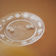 北歐風玻璃盤  花與鳥系列原創日系餐具