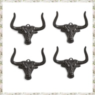 (UJCZ) Cowboy Hat Rack for Wall 4 Pack Modern Metal Cowboy Hat Holder Cast Iron Cowgirl Hat Hanger W