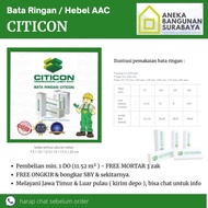 [ Best Quality] Bata Ringan Citicon | Promo Free Mortar | Bata Ringan
