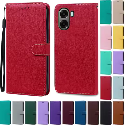 A6X Phone Case For OPPO A6X 5G Case Wallet Leather Flip Cover For OPPO A6X 4G Case OPPOA6x Cell Phon