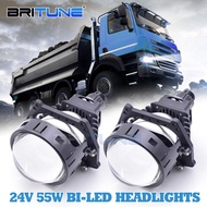 24V Bi LED Projector LED Headlamp 3.0 Inch For Car SUV Bus Tractor Truck Lorry Light 24V H4 LED Proj