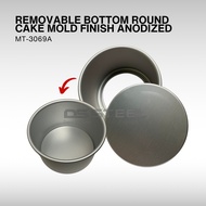 MT-3069A 8 Inch Removable Round Pan – Anodized Cake Mold / Non-Stick Cake Mold