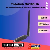 # TOTOLINK X6100UA WiFi6 AX1800 1775Mbps Dual Band USB WiFi Adapter #