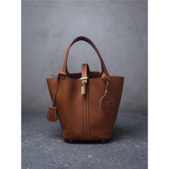 23 New Style Handbag Vegetable Basket Female Bag Genuine Leather Handbag Mom Bag TOGO Grain Cowhide 