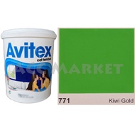 Cat Tembok Dinding Avitex 1kg Warna Hijau Green 771