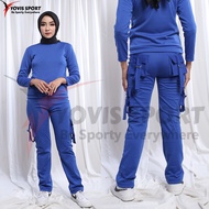 Yovis sport pocket gym pants/pocket skirt pants