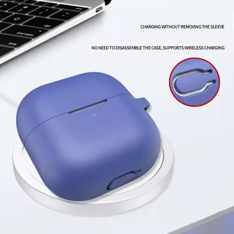 ​Headphone Protective Case with Hook for FreeClip 2 Shockproof and Dustproof Case Red Purple Black W