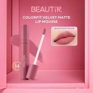 Wardah Colorfit Velvet Matte Lip Mousse - Long Lasting Lip Cream - Waterproof - Matte and Non-sticky
