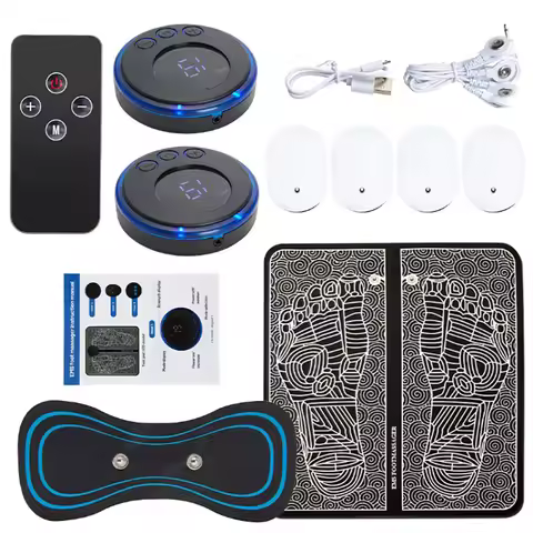 Electric Foot Massager Pad Electrostimulator Massage Mat EMS Muscle Massager Relax Feet Massage Fitn