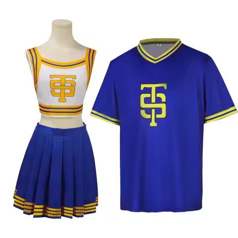 New Taylor Cosplay Pop Star Inspired Shake It Off Cheerleader Uniform High School Cheer Uniform for 