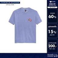 Tommy Jeans เสื้อยืด ผู้ชาย รุ่น DM0DM22309 C58 - สีน้ำเงิน ทรง Relaxed