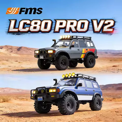 FMS FCX10 LC80 PRO V2 Brushless Simulation Official Authorization With High And Low Speed Remote Con