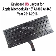 Replacement 13' A1369 A1466 US UK layout keyboard Backlight year 2011-2017