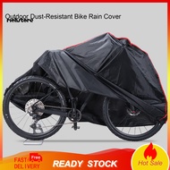  Bicycle Cover Wear-resistant Foldable Waterproof UV Resistant Fasten Tape Design Polyester Outdoor Dust-Resistant Bike Rain Cover Bike Supplies