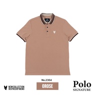 AEIOU เสื้อโปโล 🟫 สีโอรสเบจ Memo🦊 Premium Polo Signature OROSE ลิขสิทธิ์แท้