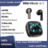 【NEW】 Infinix- XBuds 3GT -XE30 Wireless Bluetooth Earbuds ENC Noise Cancellation,IPX4 Water resistan