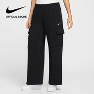 Nike Womens Sportswear Phoenix Fleece Cargo Sweatpants - Black
