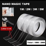 HANS 3 Meters Double Tip Tape Size Duct TapeBENING Super Sticky Adhesive3m 2 Sides Good Most Dable T