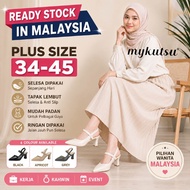 Mykutsu Chanella Women High Heels Plus Size 34–45 Office & Dinner Shoes Kasut Tumit Tinggi Wanita