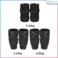 [GedonMY] Ankle Weights for Women Men,Workout Weights,Modularized Leg Weight Straps,Foot Leg Weights